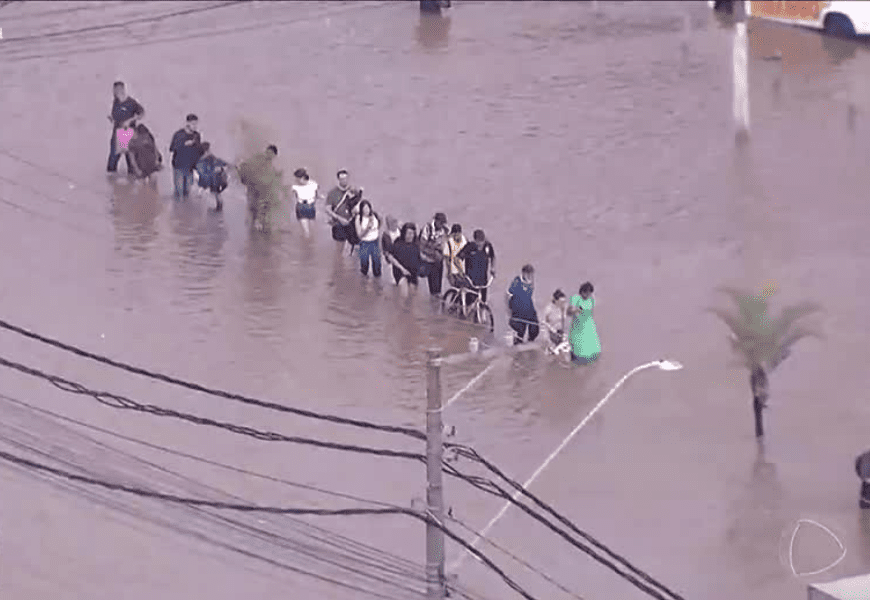 Em São Paulo, só falta água na torneira