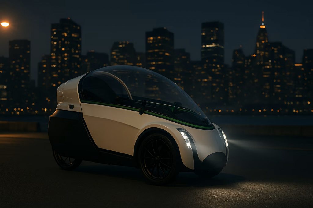 Este quadriciclo elétrico futurista ganhou uma nova chance – e