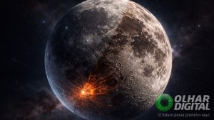 Impacto colossal explica por que os lados da Lua são