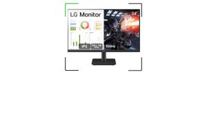 Monitor gamer em oferta: modelo de 24 polegadas da LG