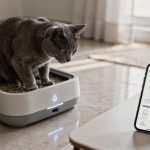 O acessório inteligente que avisa se o gato está doente