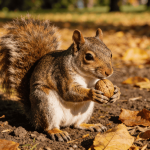 O jeito incrível que os esquilos organizam a comida para
