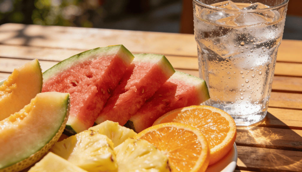 Os alimentos certos podem mudar seu rendimento nos dias quentes,