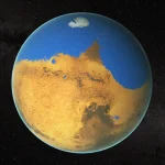 Planeta azul? Marte já teve um vasto oceano, diz pesquisa