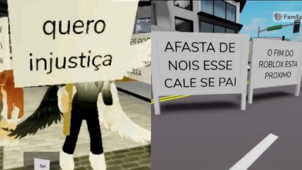 Protestos tomam conta de ruas no Roblox após restrição de