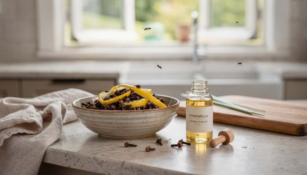 Repelentes naturais que ajudam a afastar formigas e mosquitos da