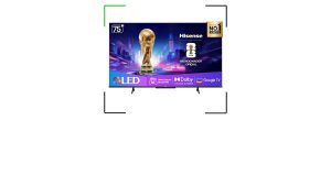 TV gigante em oferta: modelo Hisense de 75 polegadas com
