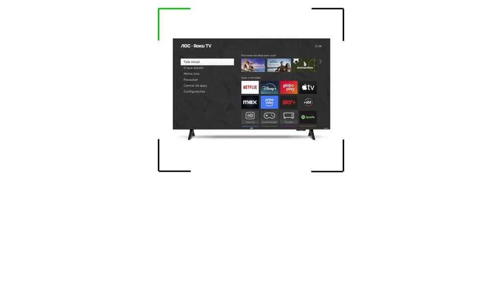 TV no precinho: modelo da AOC de 43 polegadas tem