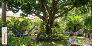 Tecnologia na árvore do quintal melhora o bem-estar e combate