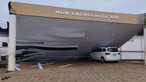 Temporal em Codó: Fachada de hospital desaba e povoados ficam