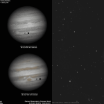 Trânsito de Ganimedes e 3I/ATLAS nas imagens Astronômicas da Semana