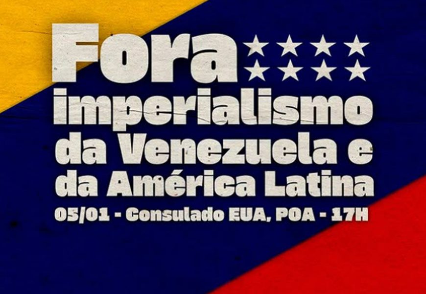 UNE e movimentos sociais convocam protestos contra agressão dos EUA